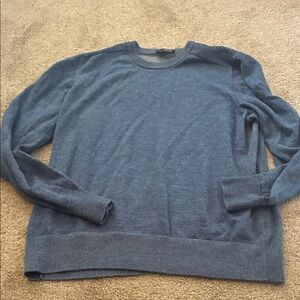 Men's Blue Merino Sweater size L